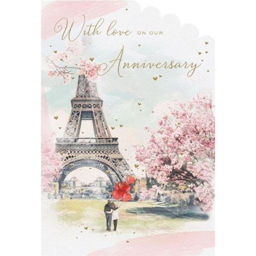 Picture of WITH LOVE ON OUR ANNIVERSARY CARD
